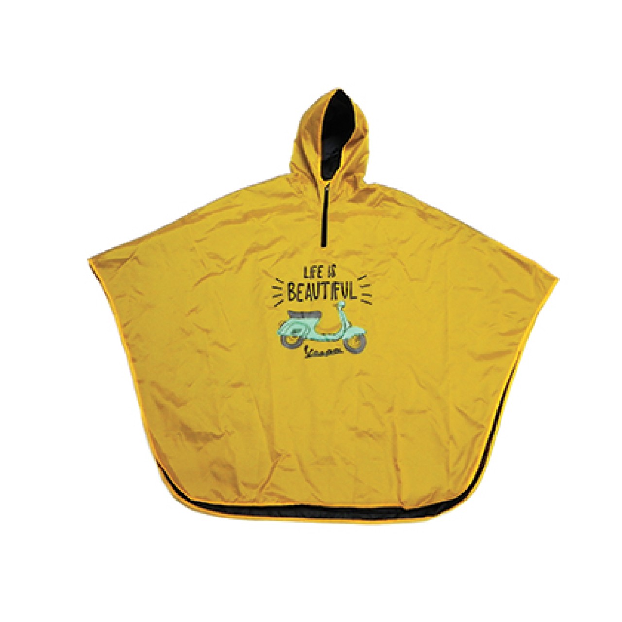Poncho de lluvia Vespa amarillo