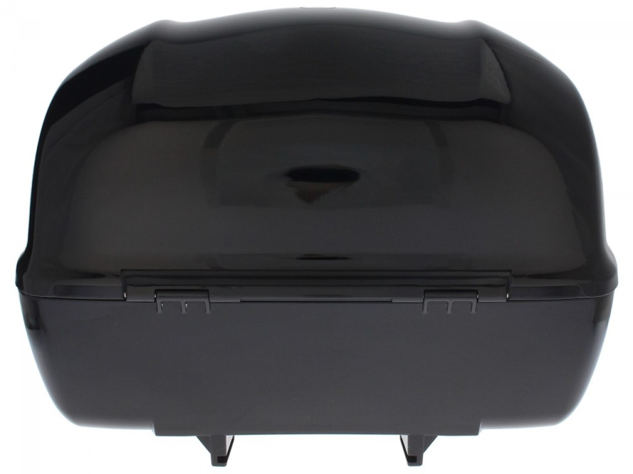Baúl trasero para Vespa de 32 l, negro brillante, 094, sin respaldo