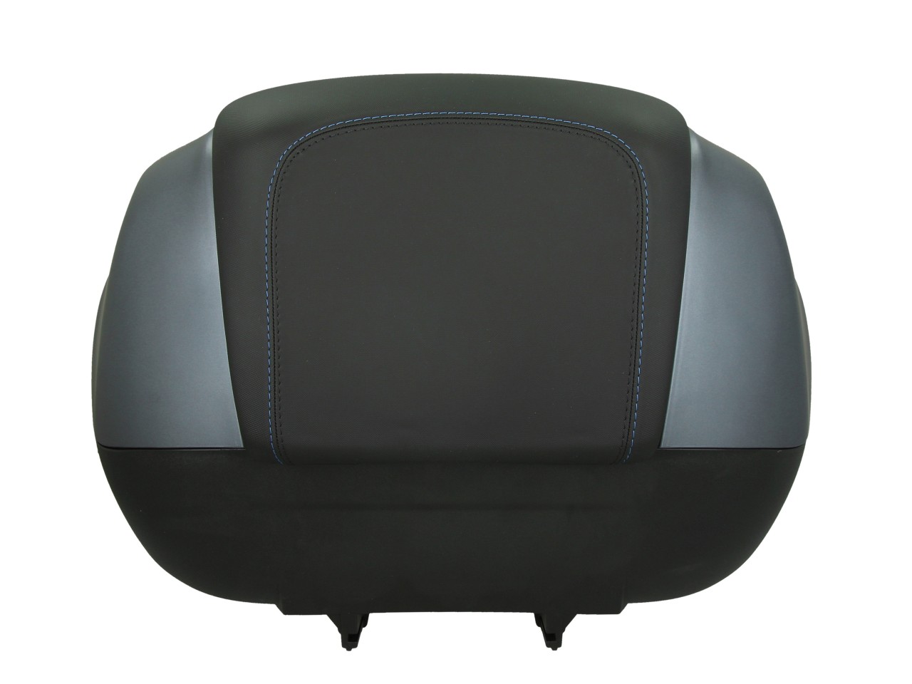 Maleta superior de 37 l con respaldo para Piaggio MP3 HPE Maxi 400 Sport / Maxi 530 Exclusive - grigio titani