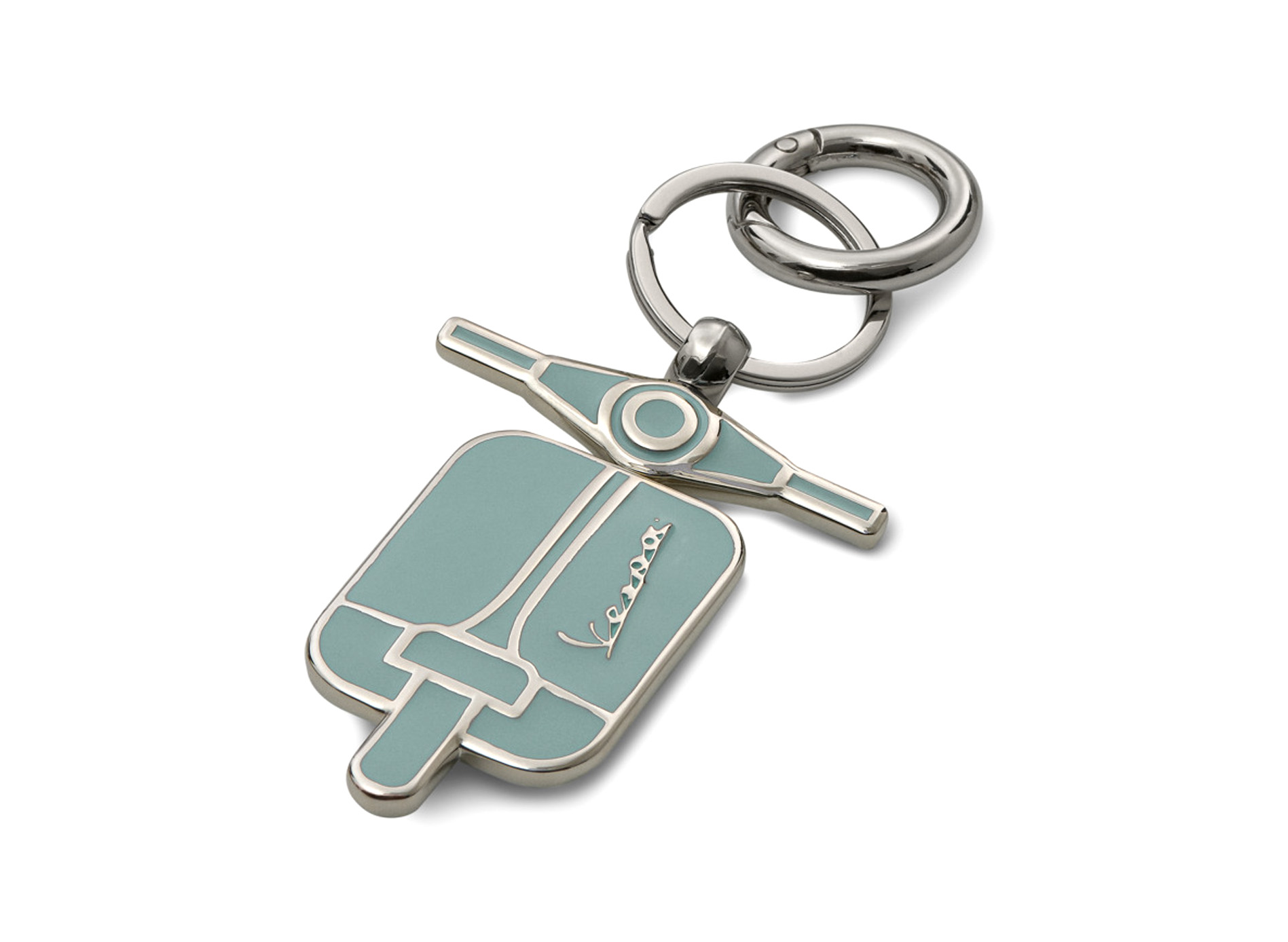 Llavero Vespa Origin verde, colección DEC