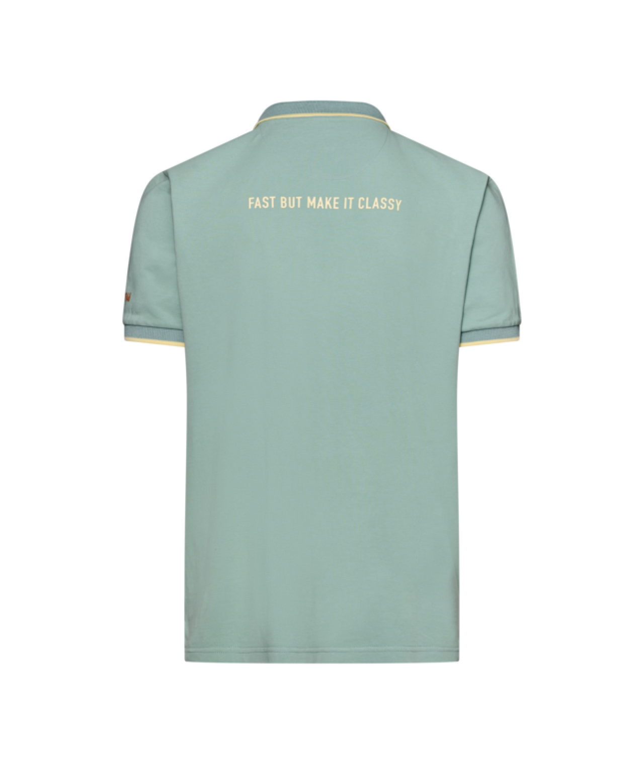 Camiseta polo Vespa «Origin» verde, colección DEC