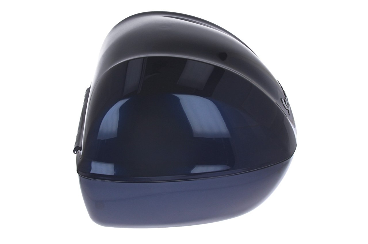 Vespa Baúl original de 32 l, azul oscuro, 289/A, sin respaldo
