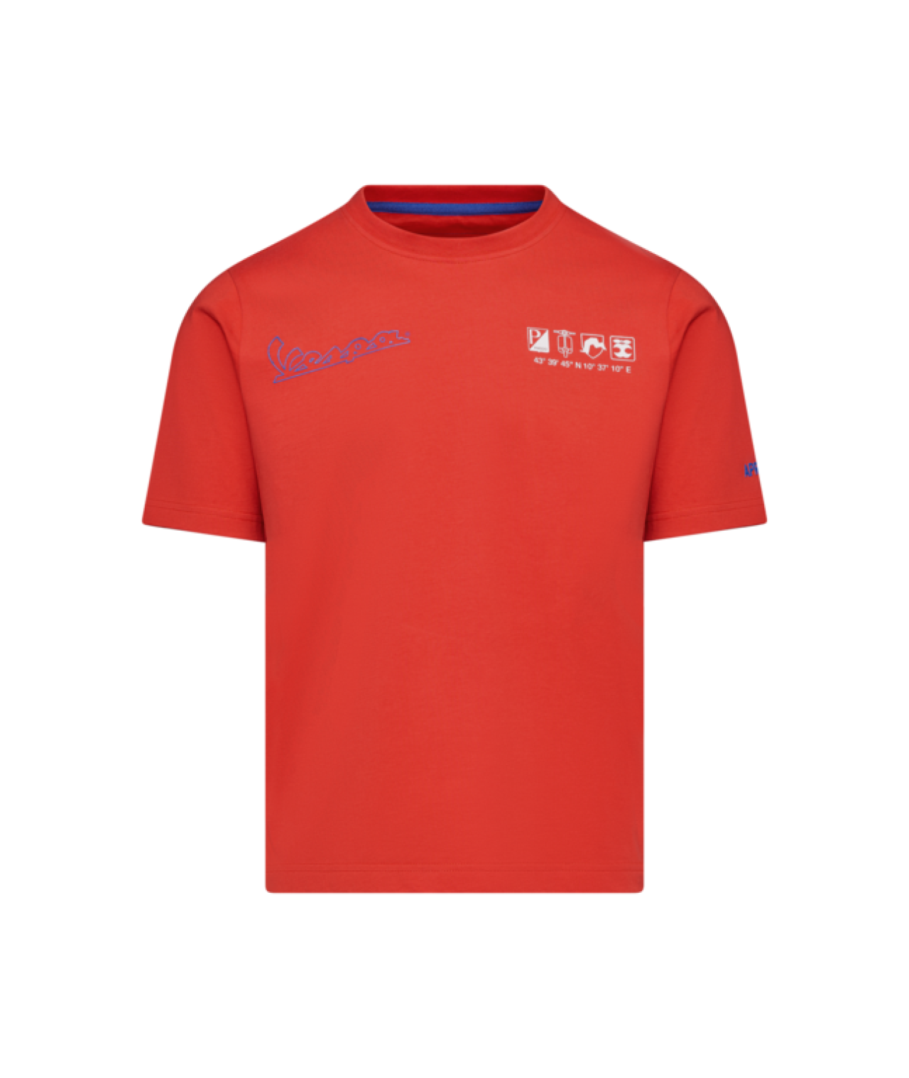 Camiseta Vespa naranja «Flame», colección DEC