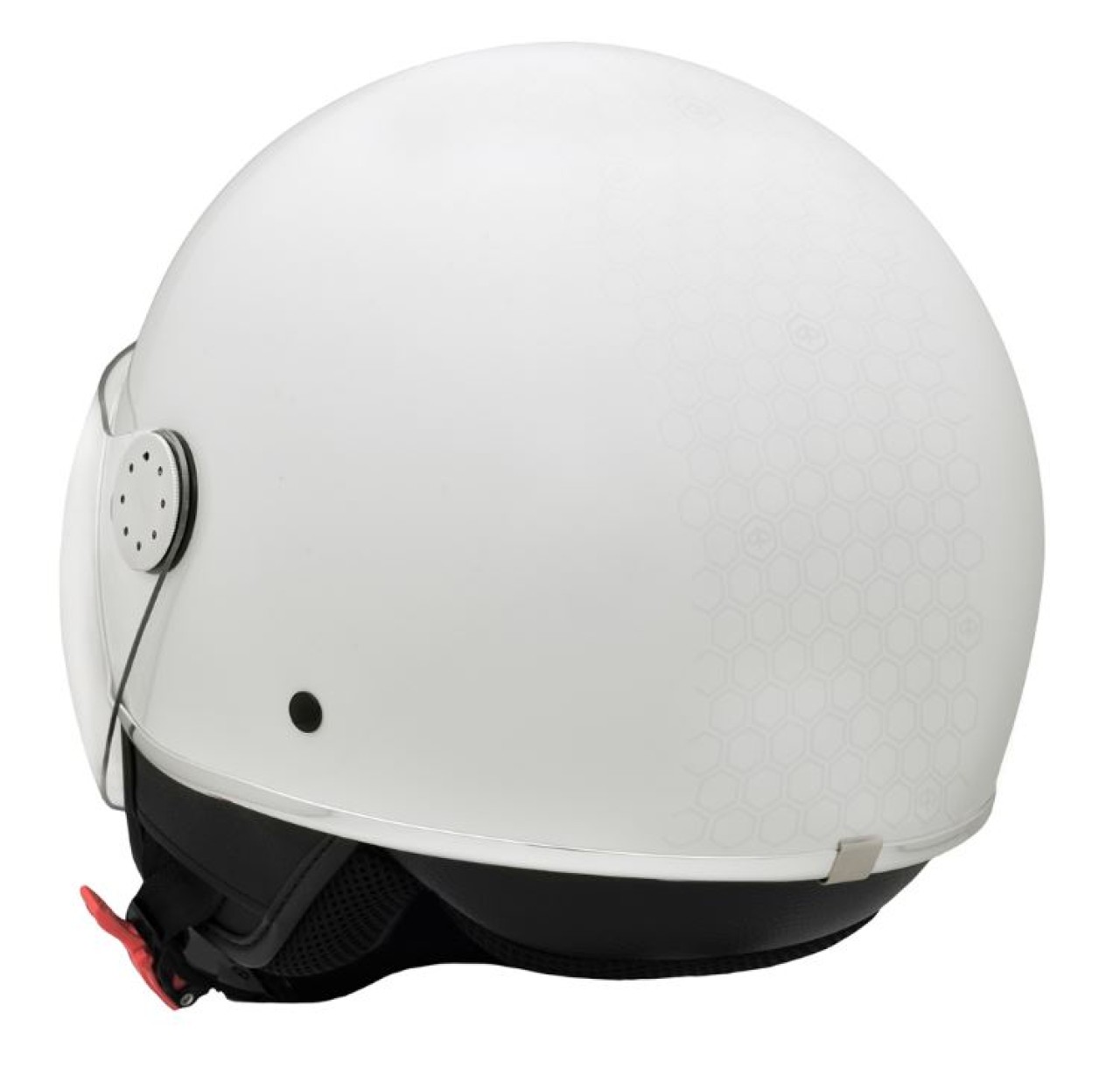 Casco jet Piaggio Demi Jet Mirror blanco mate
