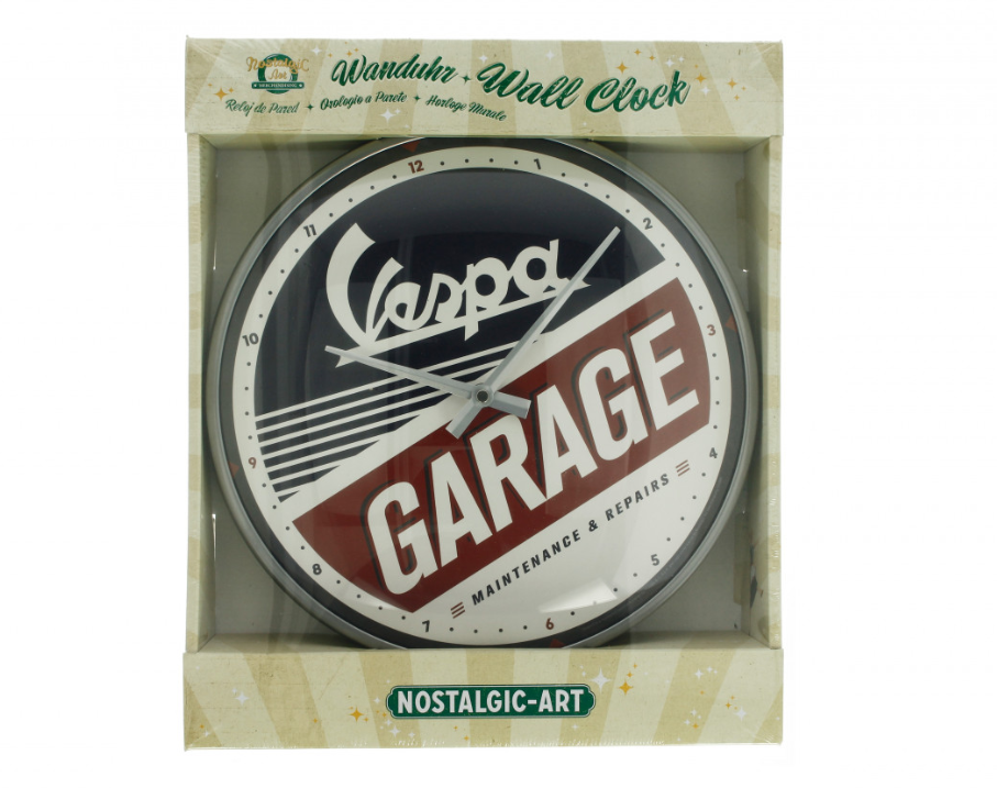 Vespa Reloj de pared Vespa Garaje