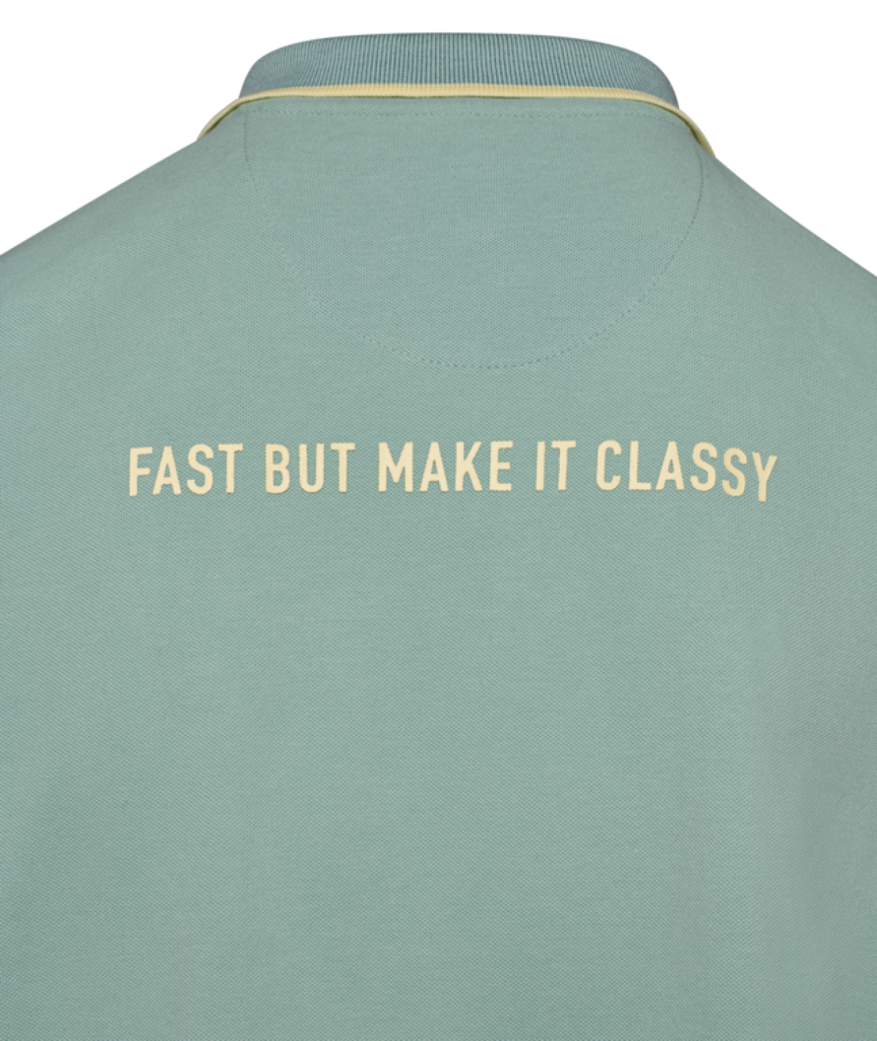 Camiseta polo Vespa «Origin» verde, colección DEC