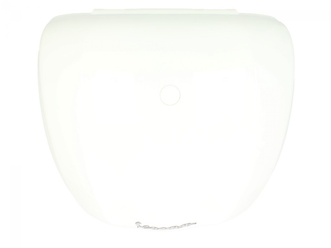 Baúl trasero para Vespa de 32 l, blanco brillante, 544, sin respaldo
