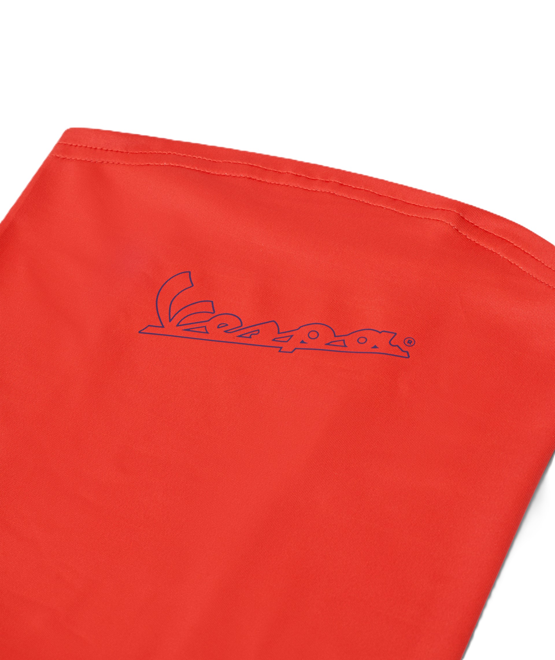 Bufanda tubular Vespa Neckguard, color naranja Flame, colección DEC